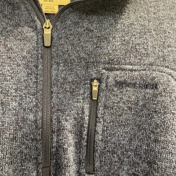 Woolrich Anglers 1/4 zip fleece/sweater midnight blue. Size XXL. Big and… - Picture 4 of 7